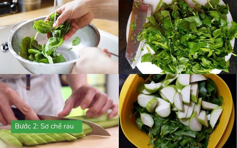 Sơ chế rau